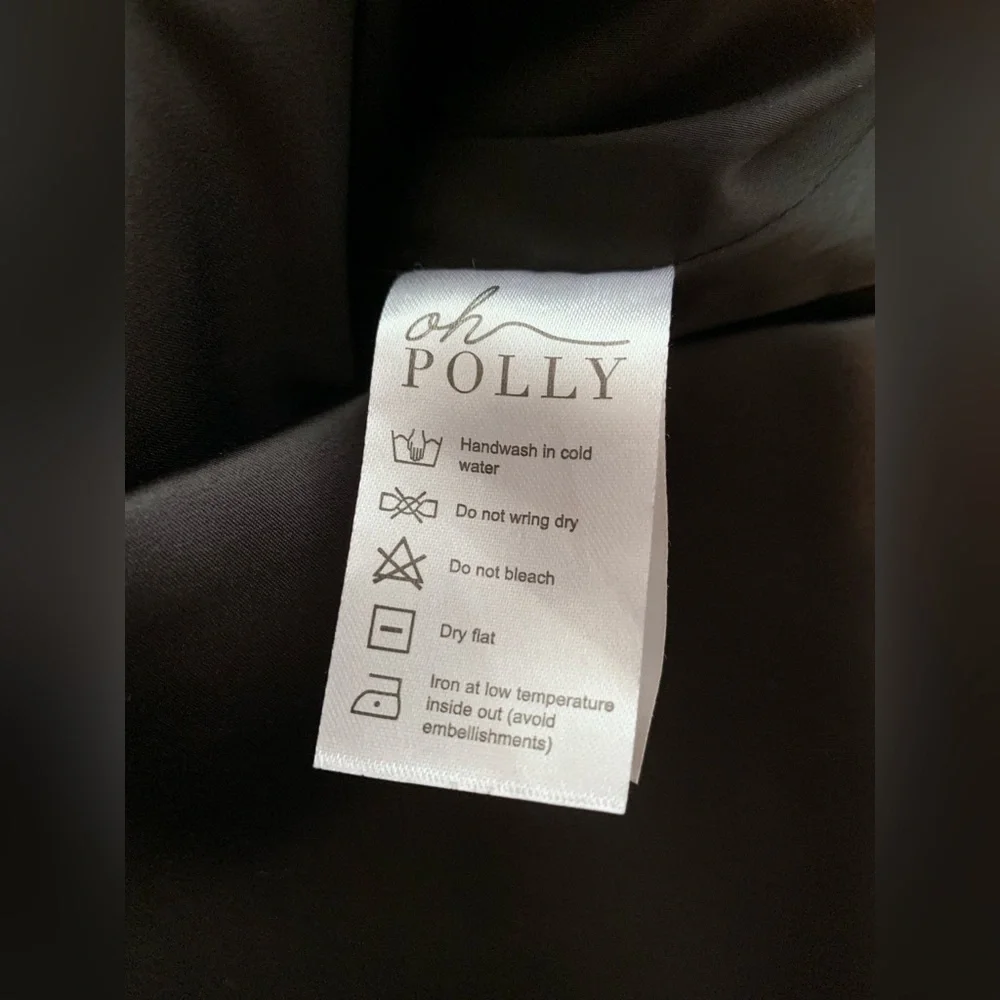 Oh Polly “Possession” Puff Long Sleeve Satin Corset Mini Dress - Picture 6 of 7